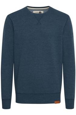 Solid Trip O-Neck Herren Sweatshirt Pullover Pulli Mit Rundhalsausschnitt Und Fleece-Innenseite, Größe:L, Farbe:Insignia Blue Melange (8991) von Solid