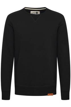 Solid Trip O-Neck Herren Sweatshirt Pullover Pulli Mit Rundhalsausschnitt Und Fleece-Innenseite, Größe:S, Farbe:Black (9000) von Solid