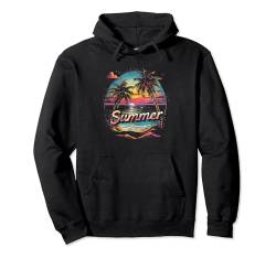 Sommer Sonne Strand und Palmen Summer Urlaubs Pullover Hoodie von Sommer und Urlaub Vibes Outfits