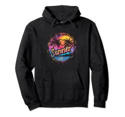 Sommer Sonne Strand und Palmen Summer Urlaubs Pullover Hoodie von Sommer und Urlaub Vibes Outfits