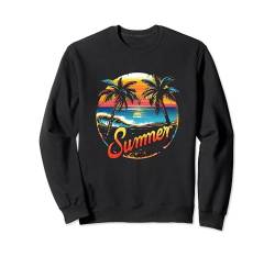 Sommer Sonne Strand und Palmen Summer Urlaubs Sweatshirt von Sommer und Urlaub Vibes Outfits