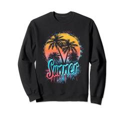 Sommer Sonne Strand und Palmen Summer Urlaubs Sweatshirt von Sommer und Urlaub Vibes Outfits