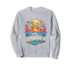 Sommer Sonne Strand und Palmen Summer Urlaubs Sweatshirt von Sommer und Urlaub Vibes Outfits