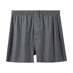 Sonnena Herren Pyjamahose Kurz Schlafanzughose Baumwolle Loungewear Freizeithose Sommer Nachtwäsche Schlafhose Weich Shorts Sleephose Für Männer Shorty Schlafanzugshorts Seitentaschen Mit Taschen von Sonnena