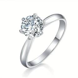 Rings Ring Ringe Damen Bijouterie Herren Ring Sterling Für Mann Und Frau Geeignet Zum Tragen Und Zur Verlobung Ehering 7 S925Moissanite von Sopodbacker