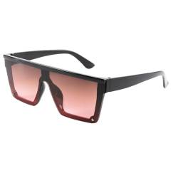 Sonnenbrille Herren Damen Unisex Sonnenbrille Integrierte Brille Mit Großem Rahmen 8238-Blackred von Sopodbacker