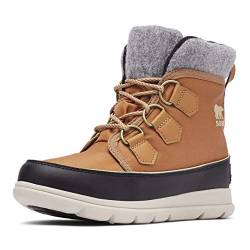 Sorel Explorer Carnival Waterproof wasserdichte Winterstiefel für Damen, Braun (Elk), 37.5 EU von Sorel