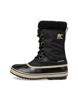 Sorel Herren 1964 Pac Nylon WP wasserdichte Schneestiefel, Black/Ancient Fossil 2024/2025, 42 EU von Sorel