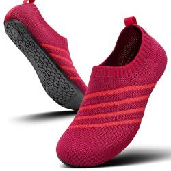 Sosenfer Hausschuhe Herren Hausschuhe Damen geschlossene Hüttenschuhe Pantoffeln Barfußschuhe Slippers-JIUHONGHUN-41 von Sosenfer