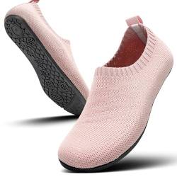 Sosenfer Hausschuhe Damen Herren Leichte hüttenschuhe rutschfest Flache Pantoffeln home cozy slippers Unisex-FENQUAN-39 von Sosenfer