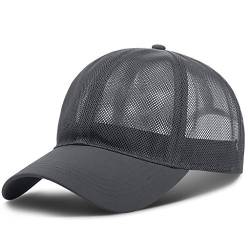 Baseball Caps Für Herren Damen Sommer Netz Running Atmungsaktiv Trucker Cap Leichte Bequeme Polocap Retro Basic Uv Schutz Coole Outdoor Fashion Basecap Cappy Sommercap Basecape von Soupliebe