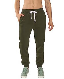 Southpole Herren Basic Active Fleece-Jogginghose, reguläre und große Größen Trainingshose, Ov (A), L von Southpole