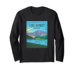 Lake District England Souvenir / Lake District Langarmshirt von Souvenirladen im britischen Lake District