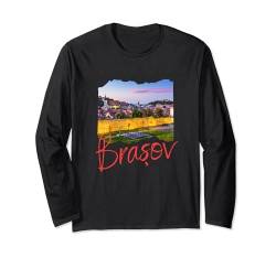 Brasov Rumänien Souvenir / Brasov Langarmshirt von Souvenirladen in Brasov, Rumänien