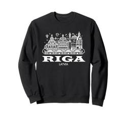 Riga, Lettland Sweatshirt von Souvenirladen in Riga, Lettland