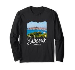 Sibenik Kroatien Souvenir / Sibenik Kroatien Langarmshirt von Souvenirladen in Sibenik, Kroatien