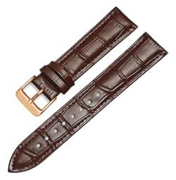 SpaRcz Armband aus echtem Leder, Stahl-Dornschließe, Handgelenk-Gürtel-Armband, 16-24 m, Braun-rg, 14mm von SpaRcz