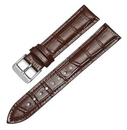 SpaRcz Armband aus echtem Leder, Stahl-Dornschließe, Handgelenk-Gürtel-Armband, 16-24 m, Brown-s, 12mm von SpaRcz