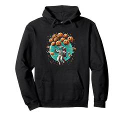 Halloween Zombie Astronaut Ballons Jack O Laterne Kürbis Pullover Hoodie von Space Halloween Costume Boys Girls Men Women Tees