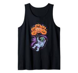 Halloween Zombie Astronaut Ballons Jack O Laterne Kürbis Tank Top von Space Halloween Costume Boys Girls Men Women Tees