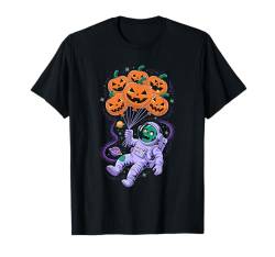 Lustige Halloween Zombie Astronaut Kürbis Luftballons Kinder T-Shirt von Space Halloween Costume Boys Girls Men Women Tees