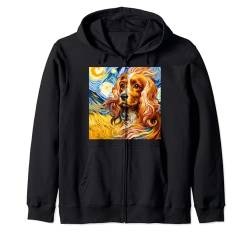 Englisches Cockerspaniel-T-Shirt Russisches Deutsches Spaniel-Hundet-Shirt Kapuzenjacke von Spaniel Gifts and Doggie Shirts