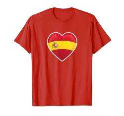 Spanien Flagge Spain Flag Damen Espana Deko Kinder Espana T-Shirt von Spanische Fahne Herren Spanien Deko Frauen Männer