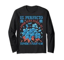 Christlicher spanischer zweisprachiger Christus-Bibelvers Langarmshirt von Spanish Christian Bible Verse Gifts For Women