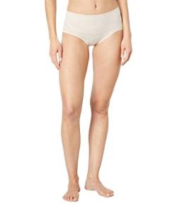 SPANX Cotton Comfort Brief, Damen Unterhosen Baumwolle Unterwäsche, Heather Oatmeal, L von Spanx