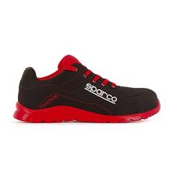 Sparco Unisex Practice Industrial Shoe, Nero Rosso, 36 EU von Sparco