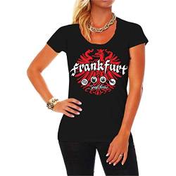 Frauen und Damen T-Shirt Frankfurt Redlight Größe XS - 5XL von Spaß Kostet