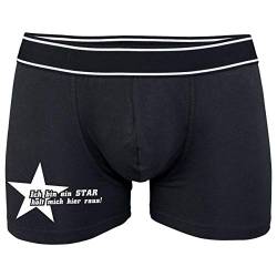 Männer Boxershort mit Spruch Ich Bin EIN Star Holt Mich Hier Raus Größe S bix 5XL von Spaß Kostet