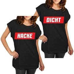 Spaß Kostet Frauen und Damen Partnershirts HACKE DICHT Größe XS - 5XL von Spaß Kostet