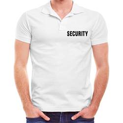 Spaß Kostet Herren Poloshirt Polohemd Security weiss Größe S bis 5XL von Spaß Kostet