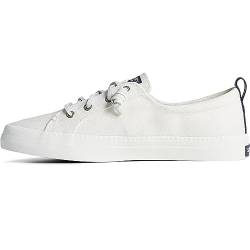 Sperry Damen Crest Vibe Linen Sneaker, Weiß, 38 EU (5 UK) von Sperry