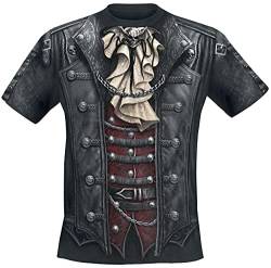 Spiral Goth Wrap Männer T-Shirt schwarz L 100% Baumwolle Everyday Goth, Gothic von Spiral