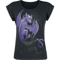 Spiral - Gothic T-Shirt - Pocket Dragon - S bis XXL - für Damen - Größe XXL - schwarz von Spiral