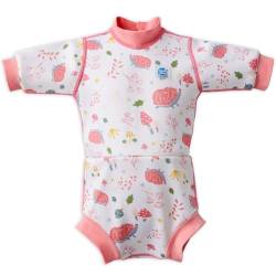 Splash About kleine Mädchen Happy Nappy Wetsuit Einteiliger Badeanzug, Forest Walk, 12-24 Monate von Splash About