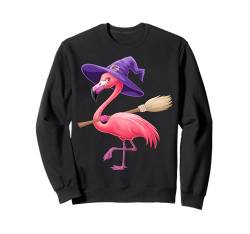 Halloween Flamingo Hexe Sweatshirt von Spooky Gifts