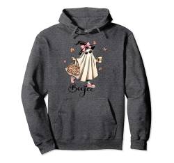 Boo Jee Ghost Ice Coffee Kokette Bow Halloween Damen Mädchen Pullover Hoodie von Spooky Halloween Ghost Reading Books Women Girl T