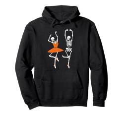 Tanzlehrer Skelett Balletttänzerin Halloween Pullover Hoodie von Spooky Halloween Tap and Step Dance Apparel Co