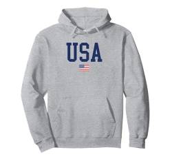 Amerikanische Flagge der USA Pullover Hoodie von Sportlegenden