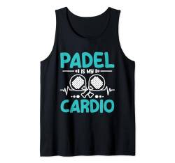 Padel ist mein Cardio Tank Top von Sports Paddle Pádel Tennis Apparel