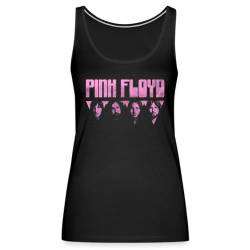 Spreadshirt Pink Floyd Logo Pink Frauen Premium Tank Top, L, Schwarz von Spreadshirt