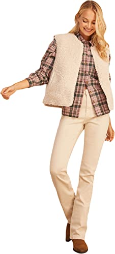 SPRINGFIELD Damen Oversized Karos Hemd, Gelb (Yellow Print), 36 von Springfield