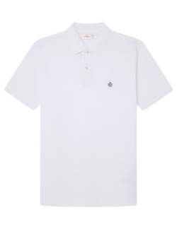 SPRINGFIELD Herren Basic piqué Polo Shirt Polohemd, White, S von Springfield