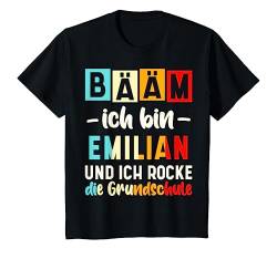 Kinder Name Emilian Bääm Ich Bin Emilian T-Shirt von Sprüche und Geschenke