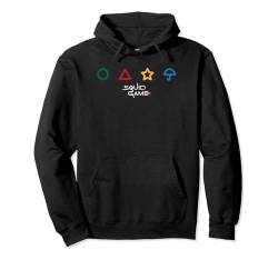 Squid Game Colored Icon Logo Pullover Hoodie von Squid Game