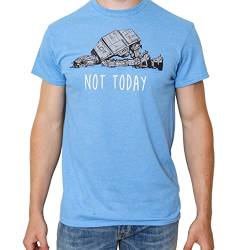 STAR WARS at-at Not Today Humor Funny Hoth Adult Graphic T-Shirt(XL, Light Heather Blue) von Star Wars