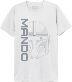 Star Wars Herren Meswmants206 T-Shirt, weiß, XXL von Star Wars